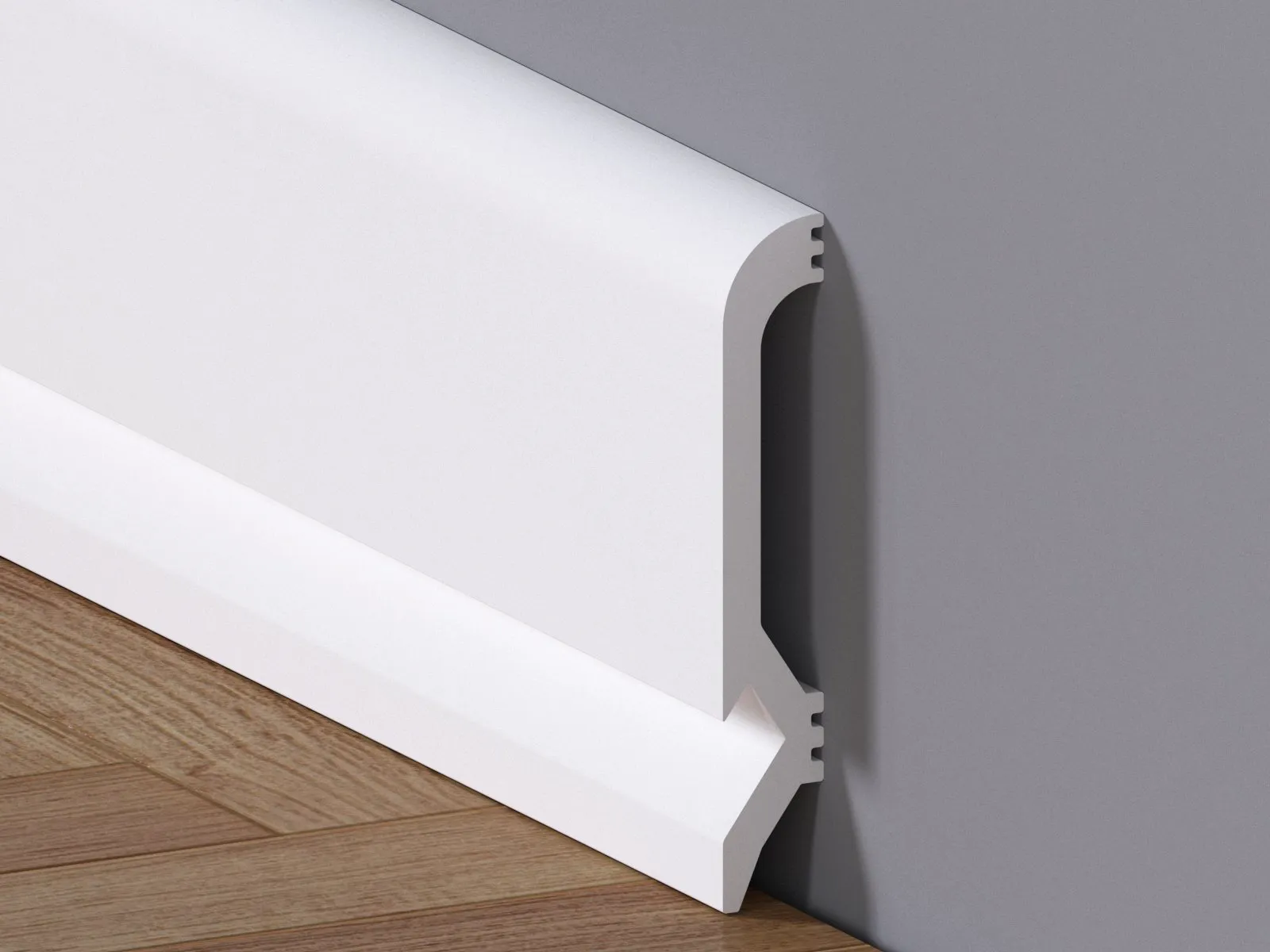Kunststof plint model Briliant LED